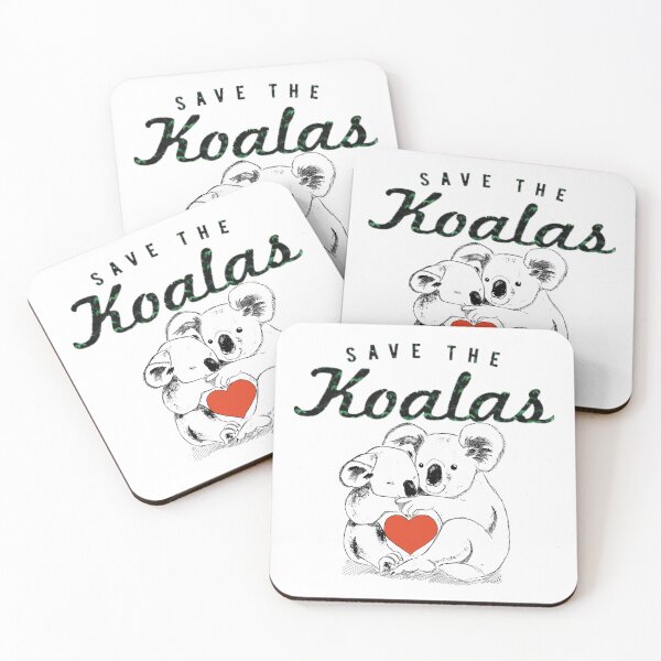 Item preview,  Save the koalas hats, save the koalas shirts, save the koalas phone cases, save the koalas dress, save the koalas backpack, save the koalas shirts for lovers koala  designed and sold by Poussyarts.