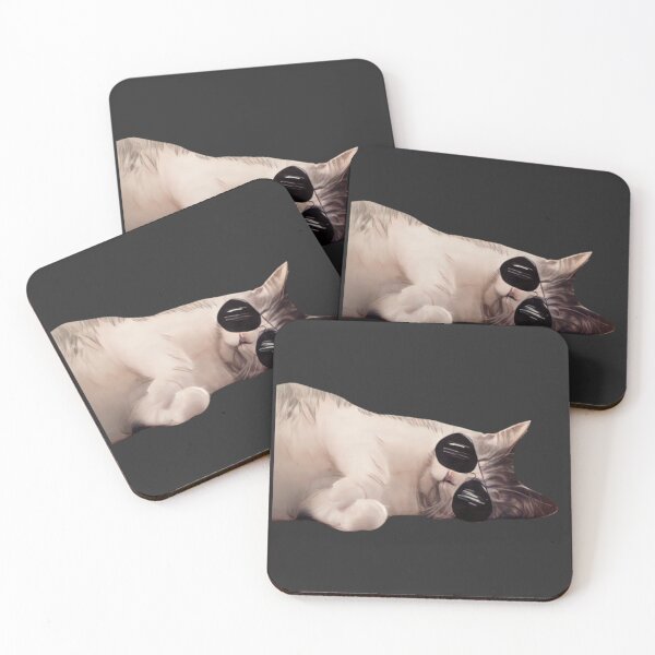 Item preview, Lazy and sleepy Cat with Specs designed and sold by CatwithSpecs.