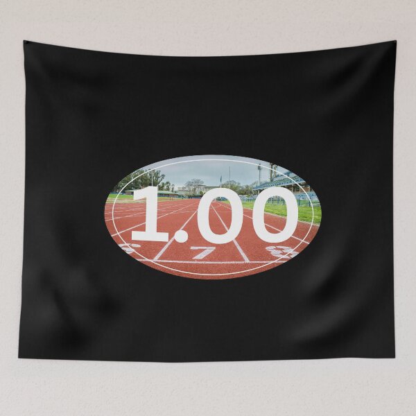 Item preview, On the Track, 1 Mile - White designed and sold by LatterDaze.
