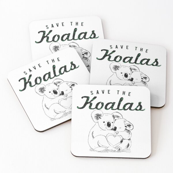 Item preview, Save the koalas hats, save the koalas shirts, save the koalas phone cases, save the koalas dress, save the koalas backpack, save the koalas shirts for lovers koala  designed and sold by Poussyarts.