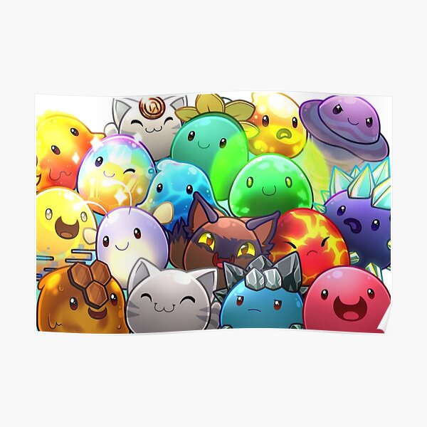 Cute Slime Rancher - All In One Poster