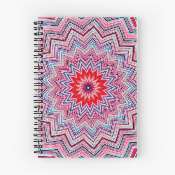 Artikelvorschau, Mandala rot und blau entworfen und verkauft von Anothermyth.