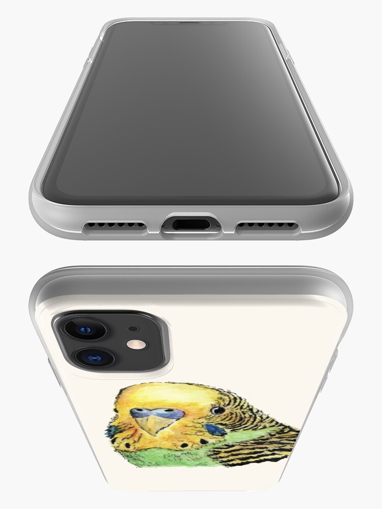 Alternate view of Prettyboy the Green Parakeet iPhone Case & Cover