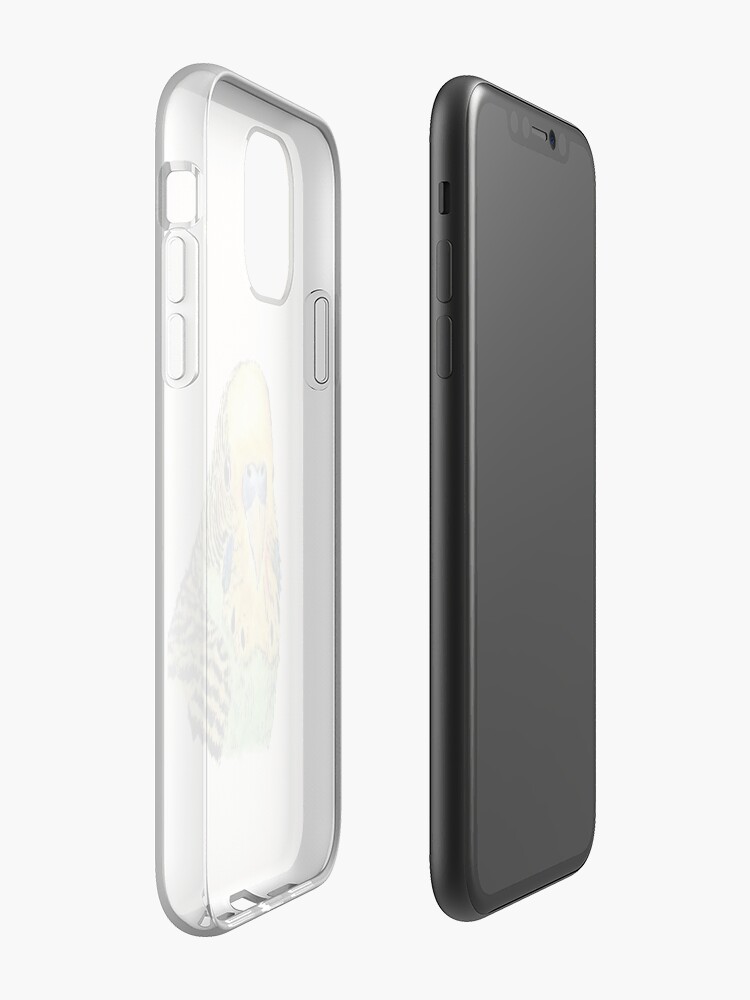 Alternate view of Prettyboy the Green Parakeet iPhone Case & Cover