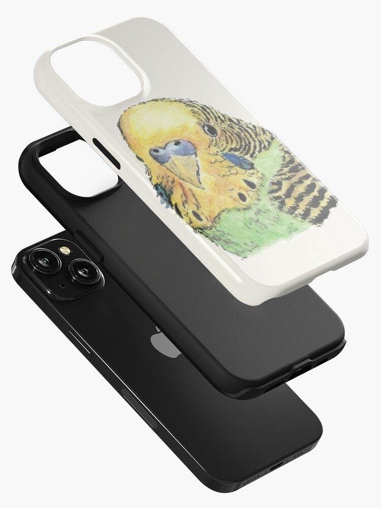 iPhone Case, Prettyboy the Green Parakeet designed and sold by Dan Tabata
