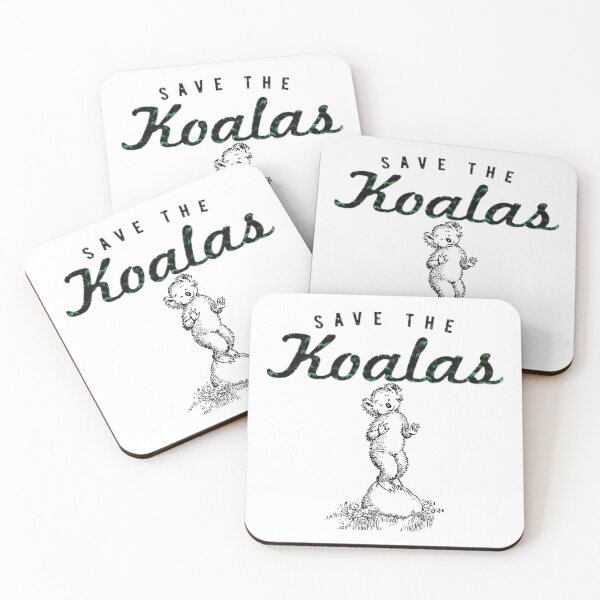 Item preview,  Save the koalas hats, save the koalas shirts, save the koalas phone cases, save the koalas dress, save the koalas backpack, save the koalas shirts for lovers koala  designed and sold by Poussyarts.
