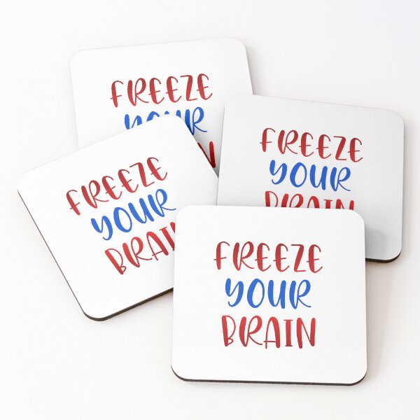 Item preview, Heathers Freeze Your Brain Red Musical Theater Sticker designed and sold by Brooke’s Broadway Stickers.