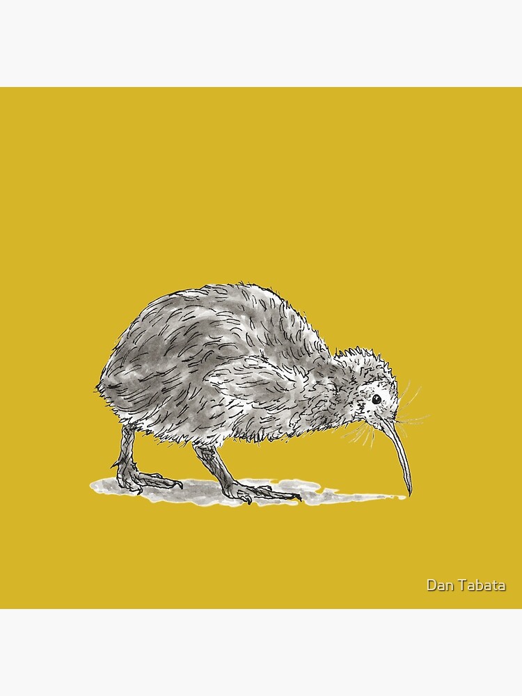 Thumbnail 4 of 4, Pillow, Kiwi Bird designed and sold by dmtab.