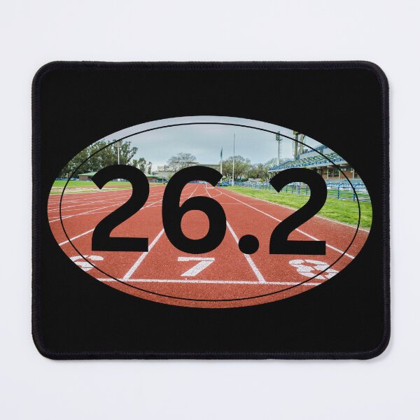 Item preview, On the Track, Marathon 26.2 - Black designed and sold by LatterDaze.