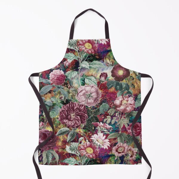 Item preview, Stylish Vintage floral pattern heaven, plants pattern, botanical illustration, multicoloured red floral designed and sold by ZeinabTaha.