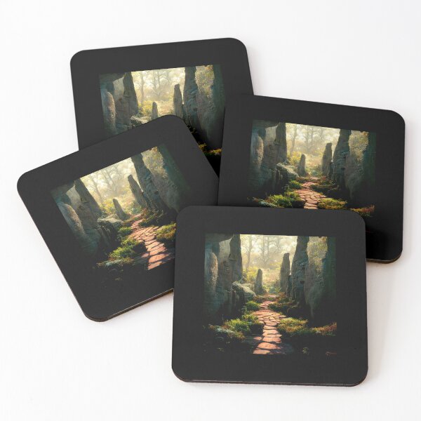 Item preview, Dark pathway to a deep forest | Fantasy Art designed and sold by LenaKiagia.