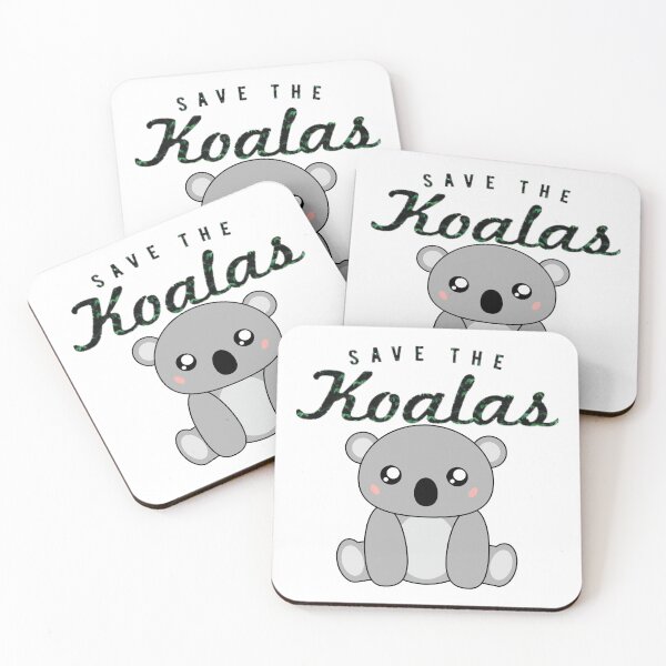 Item preview,  Save the koalas hats, save the koalas shirts, save the koalas phone cases, save the koalas dress, save the koalas backpack, save the koalas shirts for lovers koala  designed and sold by Poussyarts.