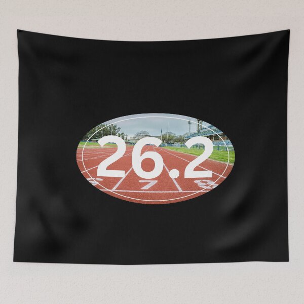 Item preview, On the Track, Marathon 26.2 - White designed and sold by LatterDaze.
