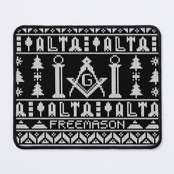 Item preview, Freemason Ugly Christmas Sweater Design Masonic Christmas designed and sold by MasterMasonMade.