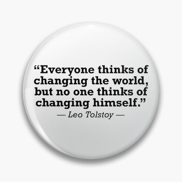 Item preview, Leo Tolstoy Self Help & Personal Development Quote & Inspiration Gift designed and sold by JackCurtis1991.