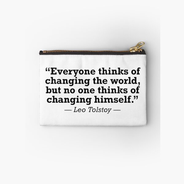 Item preview, Leo Tolstoy Self Help & Personal Development Quote & Inspiration Gift designed and sold by JackCurtis1991.