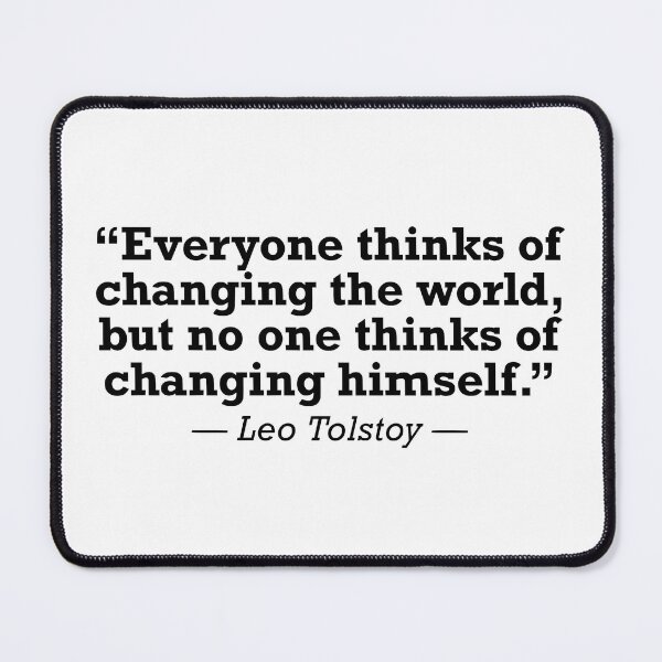 Item preview, Leo Tolstoy Self Help & Personal Development Quote & Inspiration Gift designed and sold by JackCurtis1991.