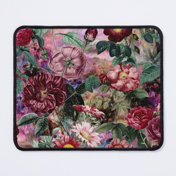 Item preview, Stylish Vintage floral pattern heaven, plants pattern, botanical illustration, multicoloured pink floral designed and sold by ZeinabTaha.
