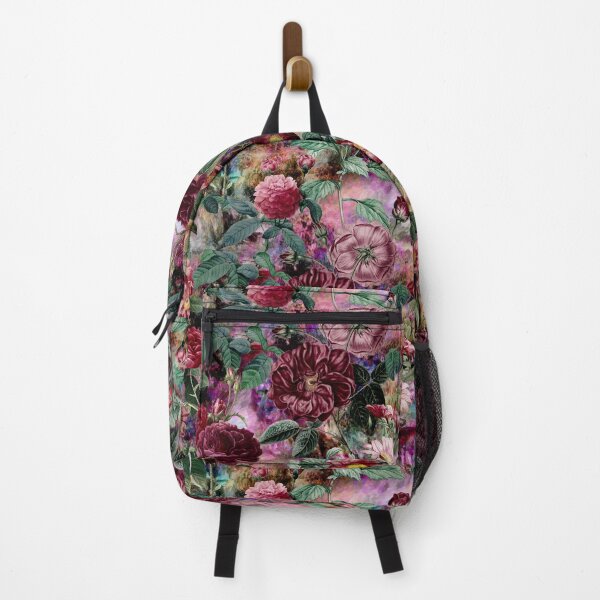 Item preview, Stylish Vintage floral pattern heaven, plants pattern, botanical illustration, multicoloured pink floral designed and sold by ZeinabTaha.