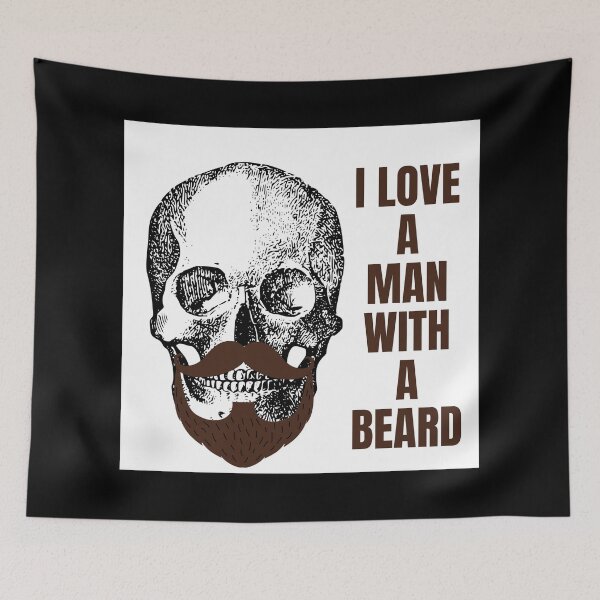 Item preview, I Love A Man With A Beard designed and sold by Salva-Shop.