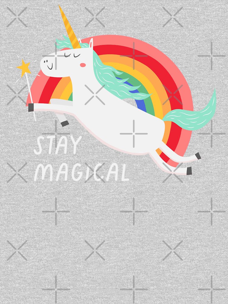 Stay Magical, Rainbow Unicorn by krimons