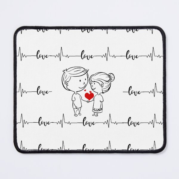 Item preview, cute lovers- heart rhythm of love designed and sold by Passacagliabusra.