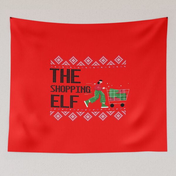 Item preview, THE SHOPPING ELF designed and sold by BestCoolStuff.
