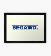 Segawd Framed Print
