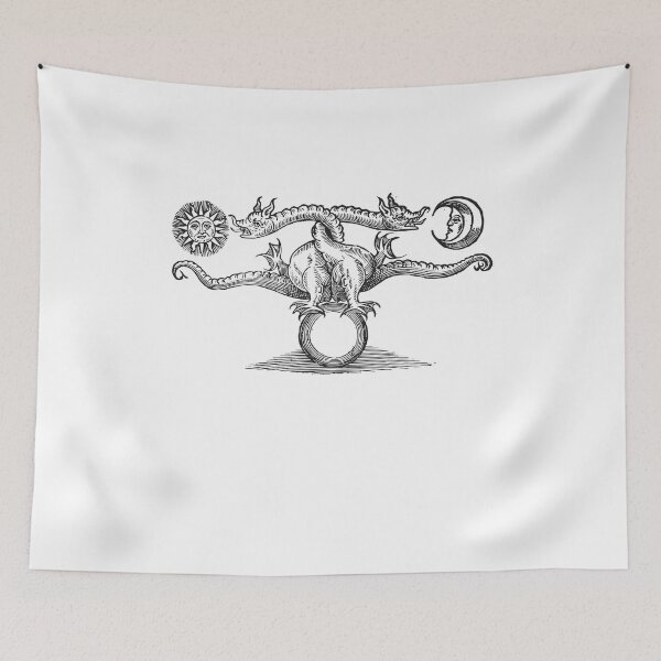 Item preview, Vintage Alchemy Dragon designed and sold by Kattcatty.