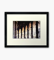 Colosseum arches Framed Print