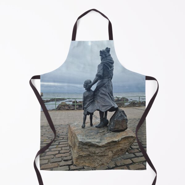 Item preview, Pittenweem statue of a fisherman's wife and a child designed and sold by S-and-W-4ever.