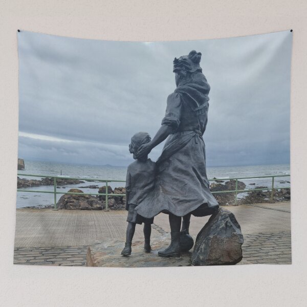 Item preview, Pittenweem statue of a fisherman's wife and a child designed and sold by S-and-W-4ever.