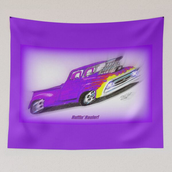 Item preview, Hot Rod Art  //    Hot Rod Truck //  Huffin' Hauler! designed and sold by Imagin8er.