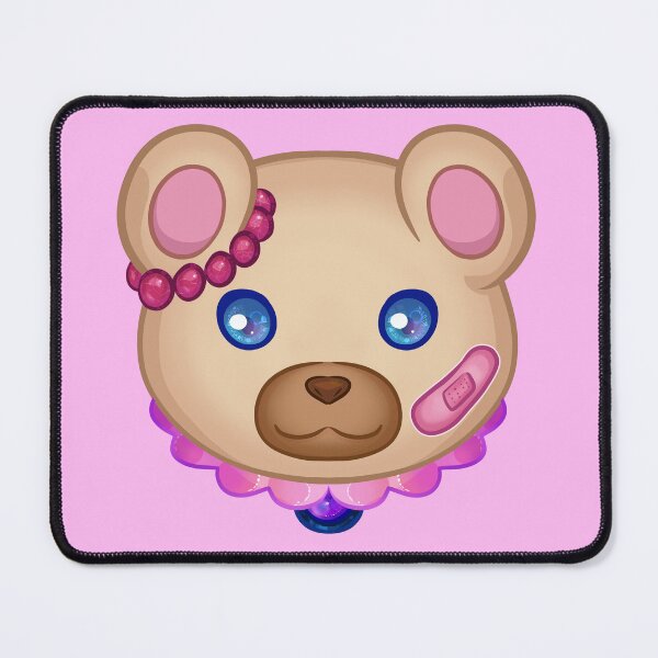Item preview, Kawaii Lolita Bear Head Japanese Style Cute Bear with Blue Eyes designed and sold by With Love, InspireMari.