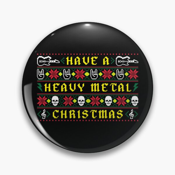 Item preview, Suéter navideño de metal pesado designed and sold by timshawlstudio.