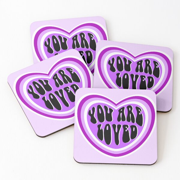 Item preview, you are loved purple heart  designed and sold by mariahmoniquedesign.