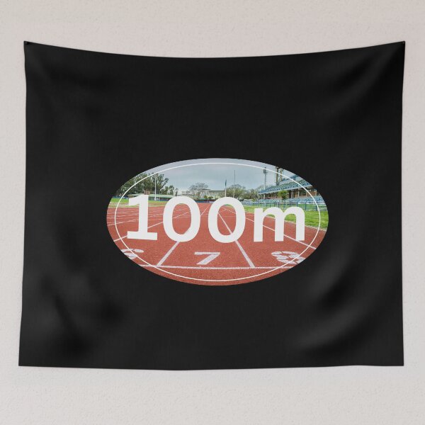 Item preview, On the Track, 100m Dash - White designed and sold by LatterDaze.