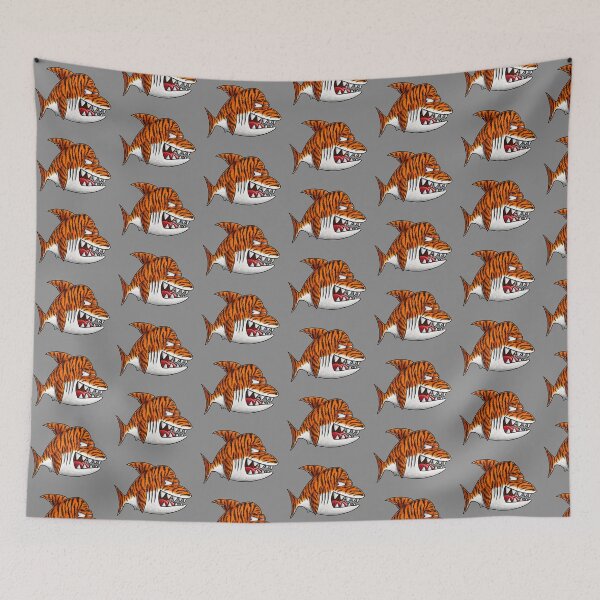Item preview, Feisty Tigershark designed and sold by DaSketchyfish.