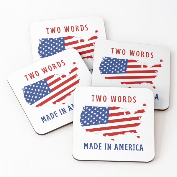 Item preview, two words made in america designed and sold by bhsysfshop.