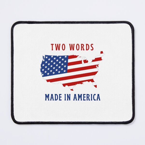 Item preview, two words made in america designed and sold by bhsysfshop.