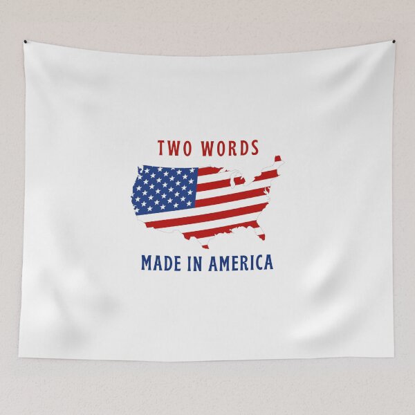 Item preview, two words made in america designed and sold by bhsysfshop.