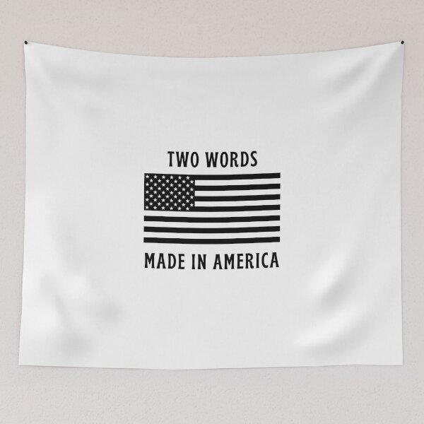 Item preview, two words made in america designed and sold by bhsysfshop.