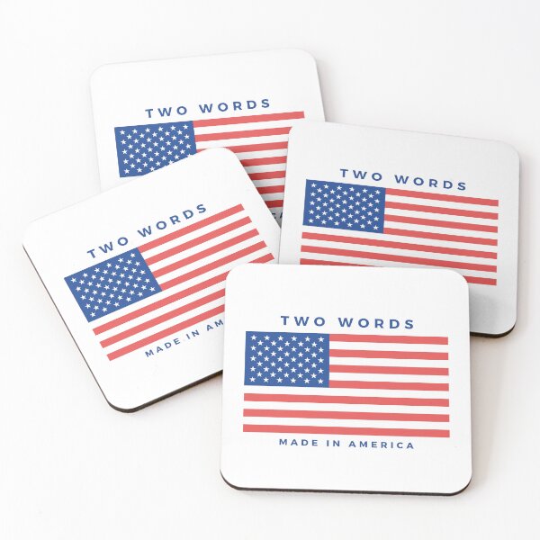 Item preview, two words made in america designed and sold by bhsysfshop.