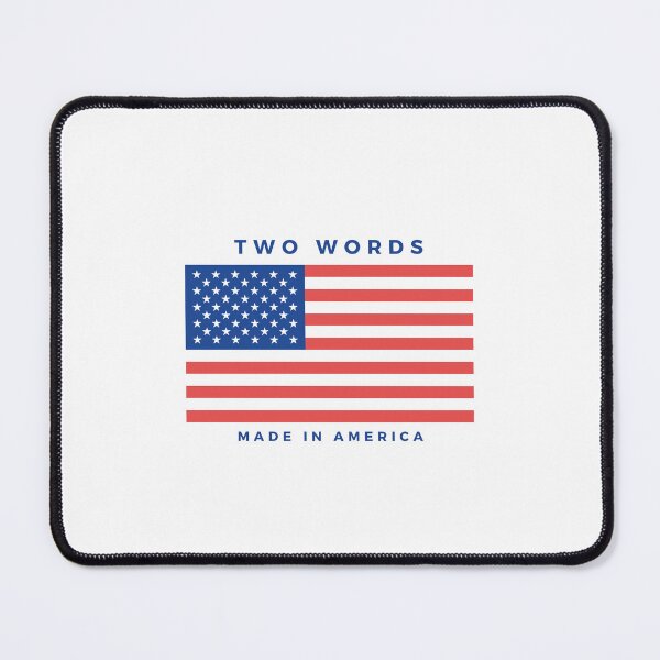 Item preview, two words made in america designed and sold by bhsysfshop.