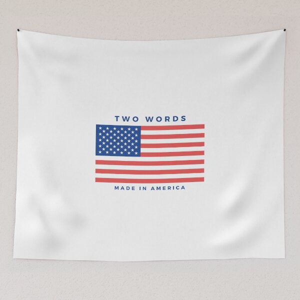 Item preview, two words made in america designed and sold by bhsysfshop.