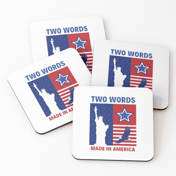 Item preview, two words made in america designed and sold by bhsysfshop.