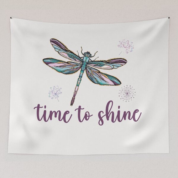 Item preview, Colorful Dragonfly Positive Quote designed and sold by HappyLifeCreate.