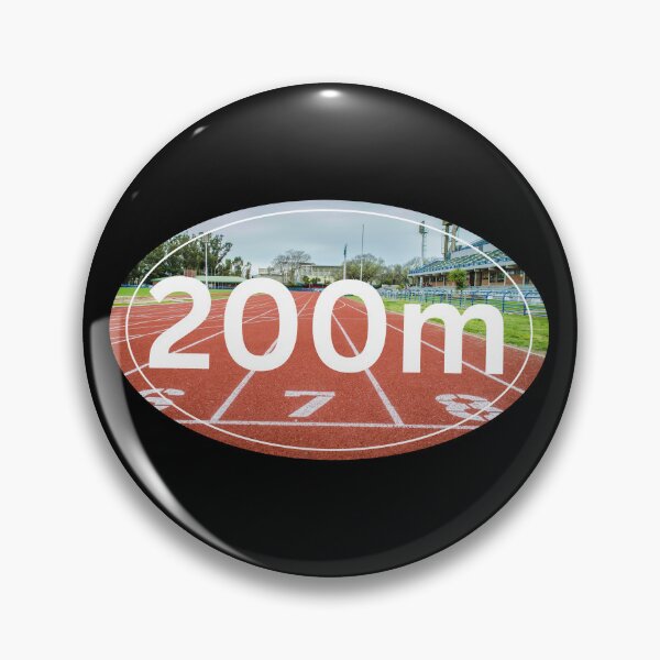Item preview, On the Track, 200m Dash - White designed and sold by LatterDaze.