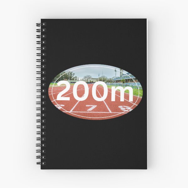 Item preview, On the Track, 200m Dash - White designed and sold by LatterDaze.