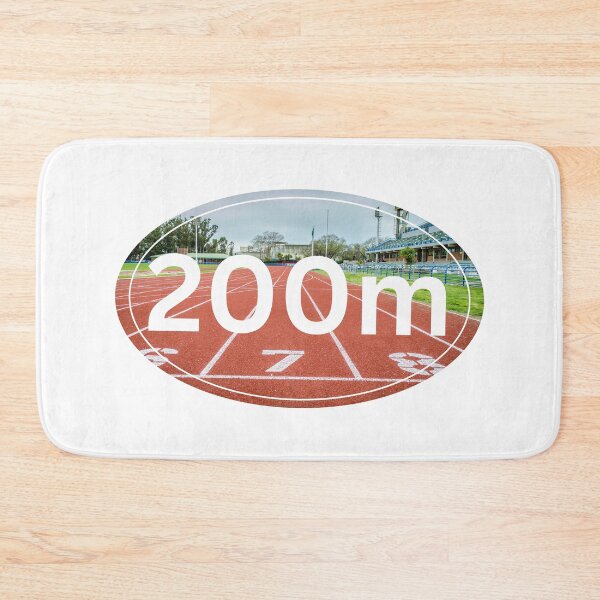Item preview, On the Track, 200m Dash - White designed and sold by LatterDaze.